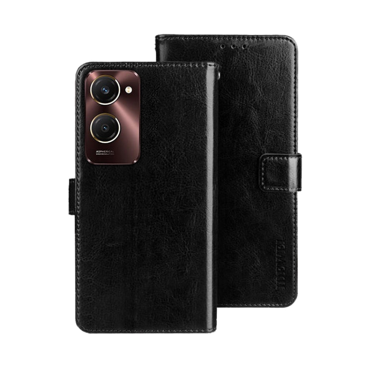 For vivo Y28s 5G idewei Crazy Horse Texture Leather Phone Case