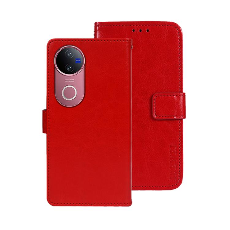 For vivo V50 5G Global idewei Crazy Horse Texture Leather Phone Case
