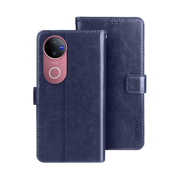 For vivo V50 5G Global idewei Crazy Horse Texture Leather Phone Case
