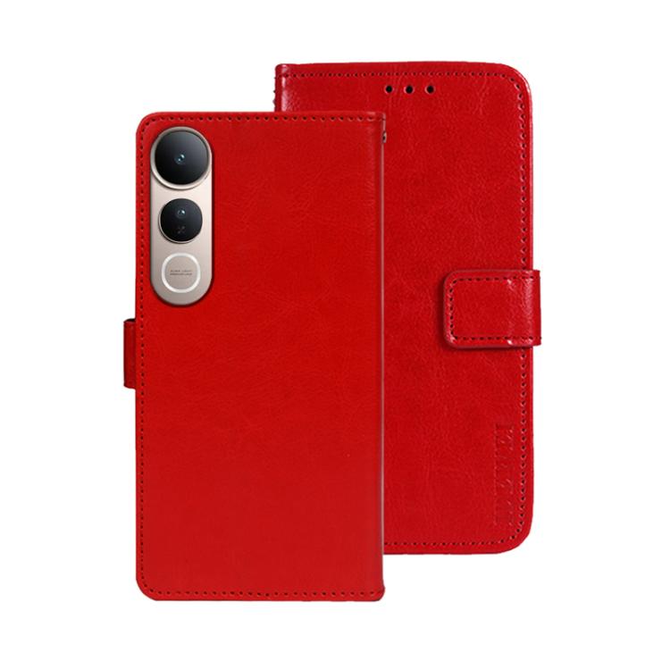 For vivo V50 Lite 5G / 4G idewei Crazy Horse Texture Leather Phone Case