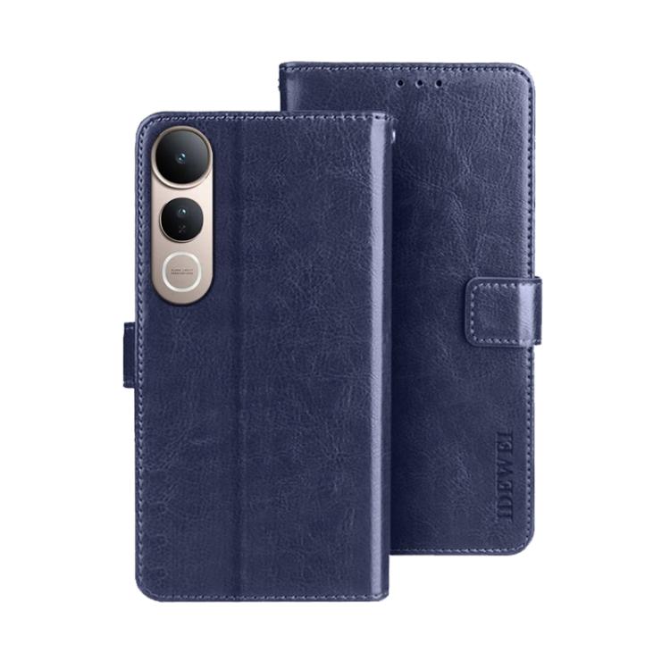For vivo X200 FE idewei Crazy Horse Texture Leather Phone Case