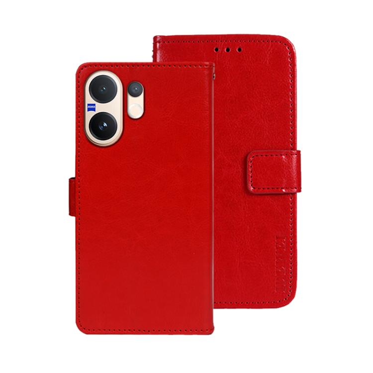 For vivo V60 5G idewei Crazy Horse Texture Leather Phone Case