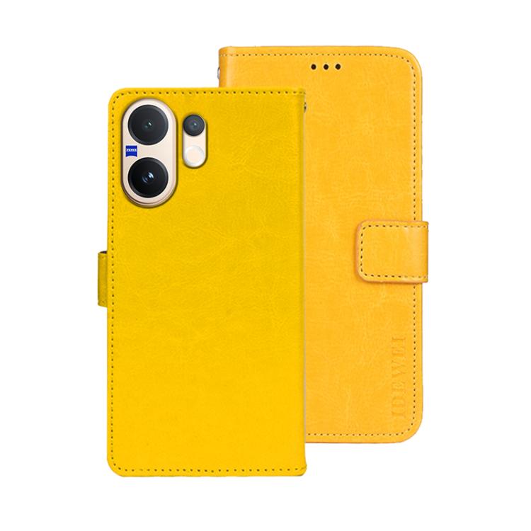 For vivo V60 5G idewei Crazy Horse Texture Leather Phone Case