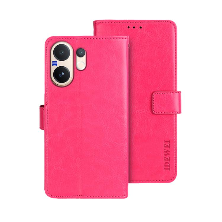 For vivo V60 5G idewei Crazy Horse Texture Leather Phone Case