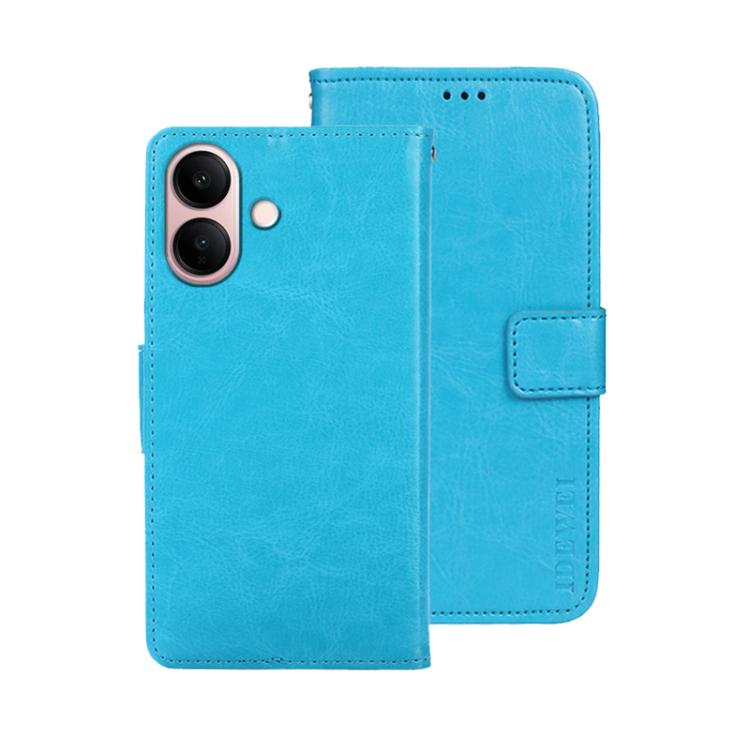 For vivo V60 Lite 5G idewei Crazy Horse Texture Leather Phone Case