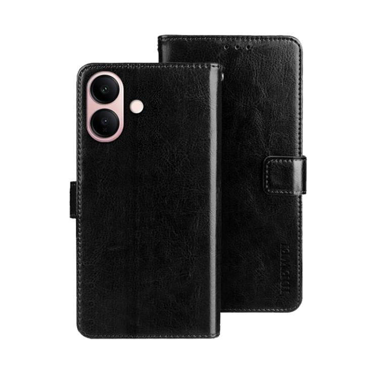 For vivo V60 Lite 5G idewei Crazy Horse Texture Leather Phone Case