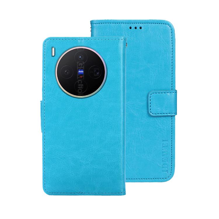 For vivo X300 5G idewei Crazy Horse Texture Leather Phone Case