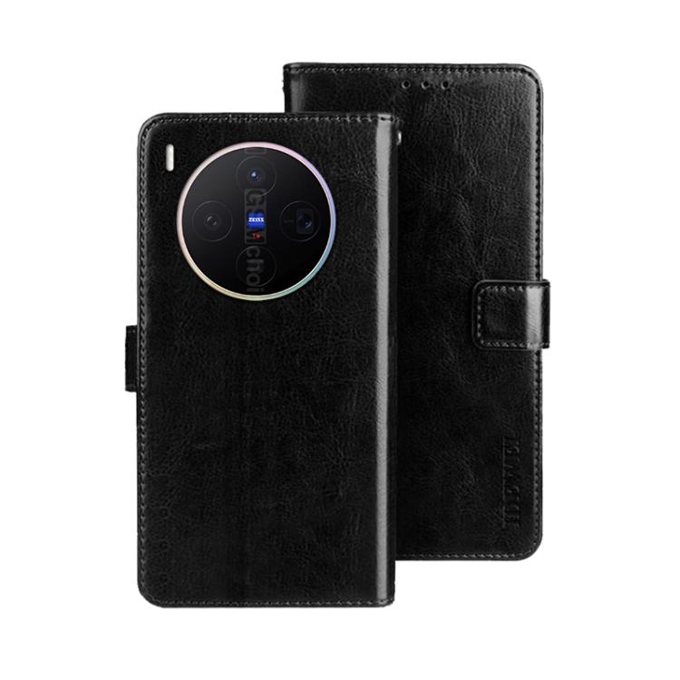 For vivo X300 5G idewei Crazy Horse Texture Leather Phone Case
