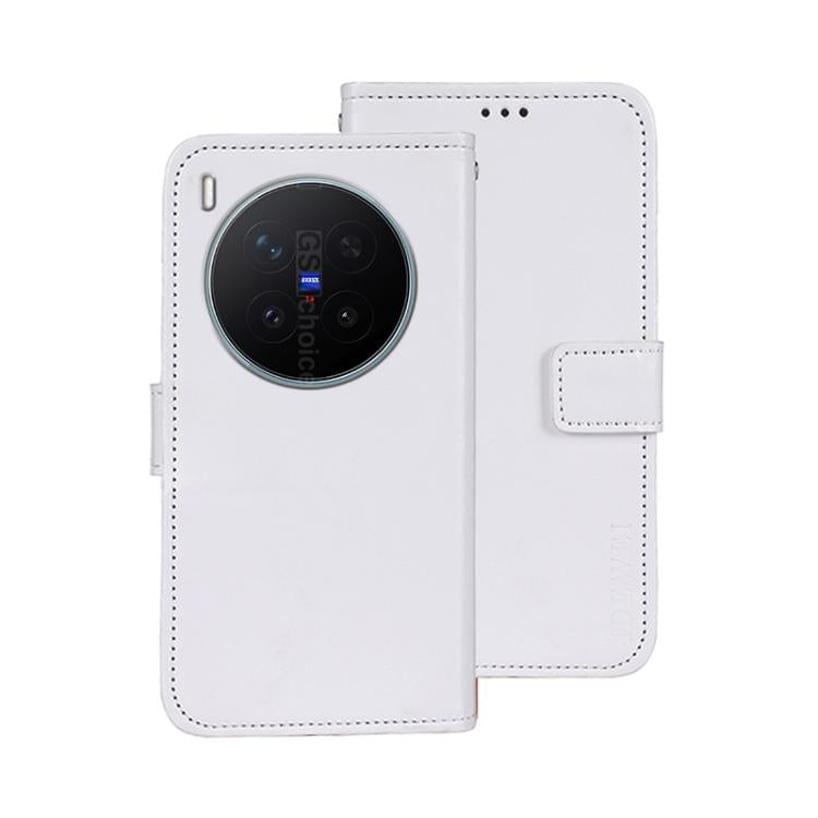 For vivo X300 Pro idewei Crazy Horse Texture Leather Phone Case