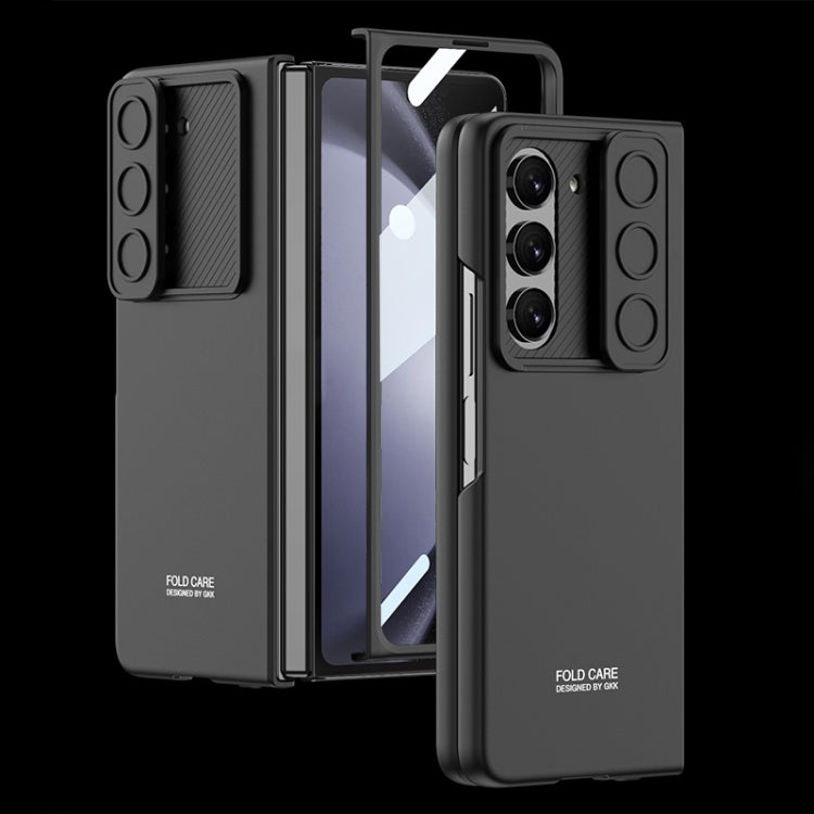 For Samsung Galaxy Z Fold5 GKK Integrated Ultra-thin Sliding Camshield Flip Phone Case