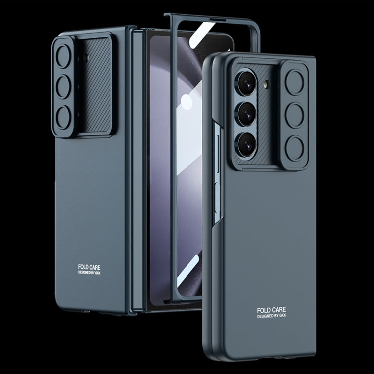 For Samsung Galaxy Z Fold5 GKK Integrated Ultra-thin Sliding Camshield Flip Phone Case
