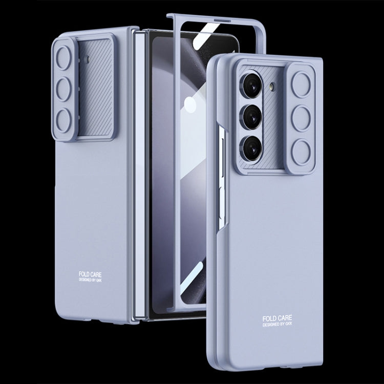 For Samsung Galaxy Z Fold5 GKK Integrated Ultra-thin Sliding Camshield Flip Phone Case