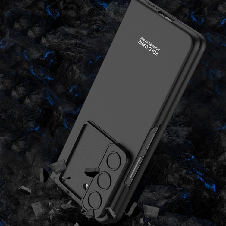For Samsung Galaxy Z Fold5 GKK Integrated Ultra-thin Sliding Camshield Flip Phone Case