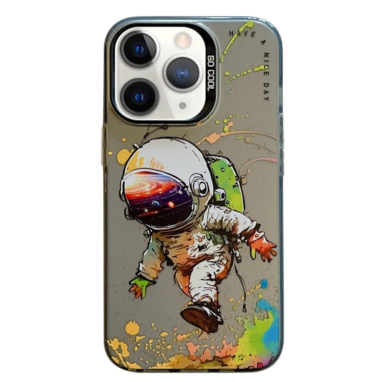 For iPhone 11 Pro Max Animal Pattern Oil Painting Series PC + TPU Phone Case