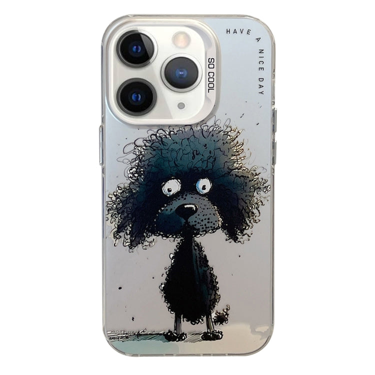 For iPhone 11 Pro Max Animal Pattern Oil Painting Series PC + TPU Phone Case