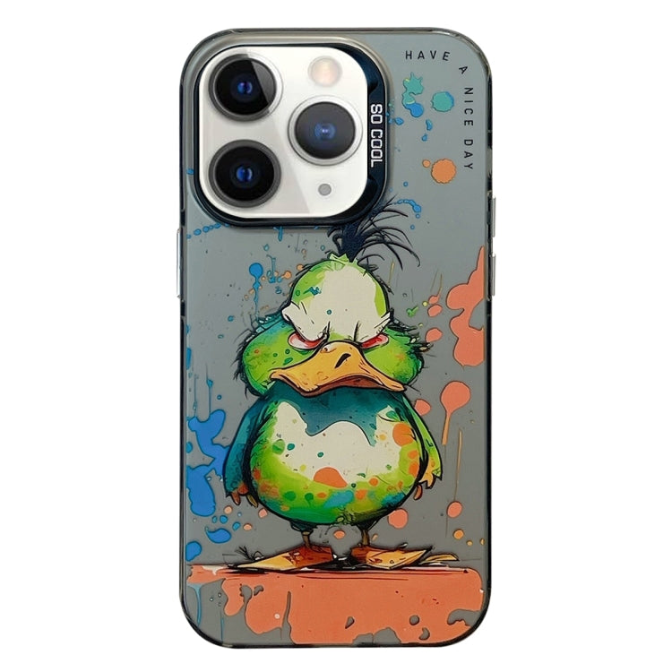 For iPhone 11 Pro Max Animal Pattern Oil Painting Series PC + TPU Phone Case