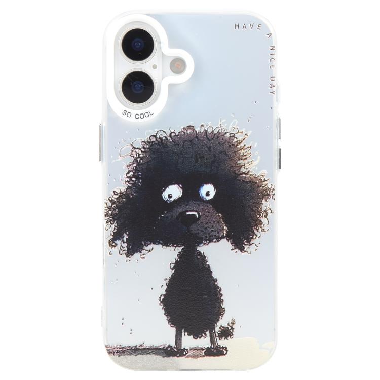 For iPhone 17 Animal Pattern Oil Painting Series PC + TPU Phone Case
