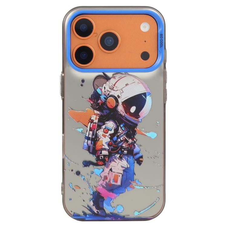 For iPhone 17 Pro Max Animal Pattern Oil Painting Series PC + TPU Phone Case