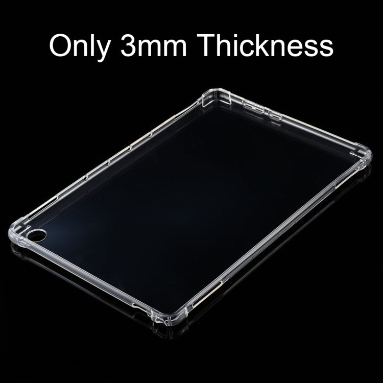 For Huawei MediaPad M5 Lite 10.1 Shockproof Transparent TPU Protective Case