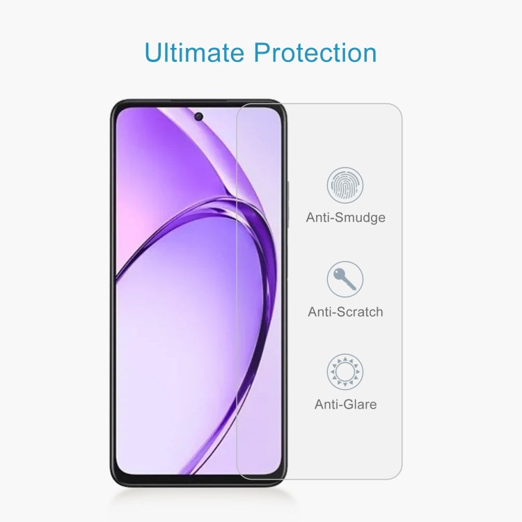 For OPPO A3x 50pcs 0.26mm 9H 2.5D Tempered Glass Film
