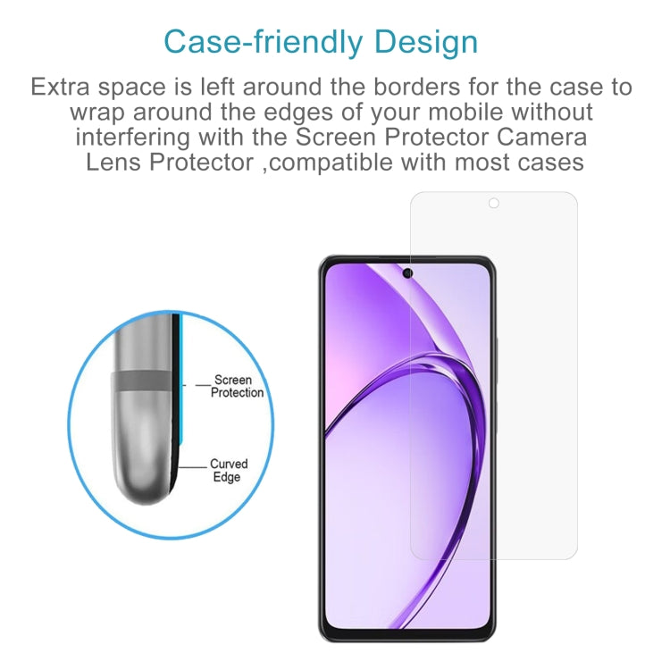 For OPPO A3i / A60 5G 50pcs 0.26mm 9H 2.5D Tempered Glass Film