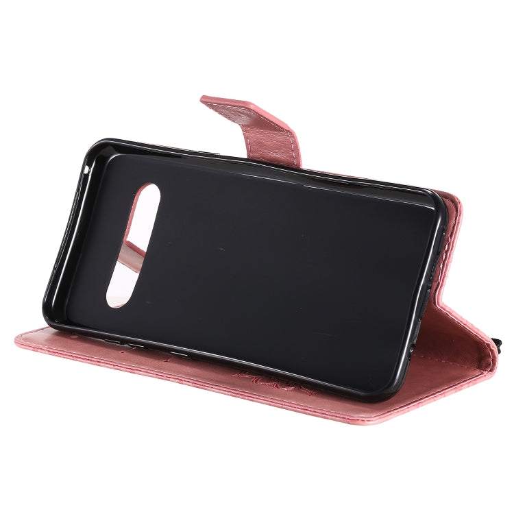 For LG V60 ThinQ 5G Embossed Sunflower Pattern Horizontal Flip PU Leather Case with Holder & Card Slots & Wallet & Lanyard