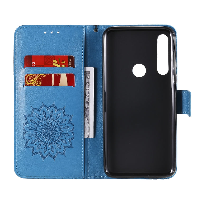 For Motorola Moto G Power Embossed Sunflower Pattern Horizontal Flip PU Leather Case with Holder & Card Slots & Wallet & Lanyard