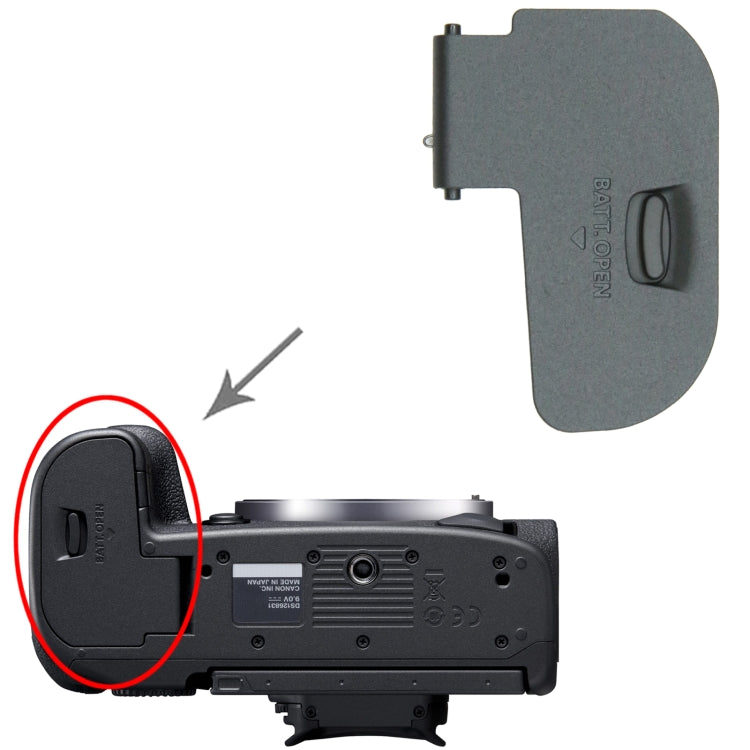 For Canon EOS R5 OEM Battery Compartment Cover