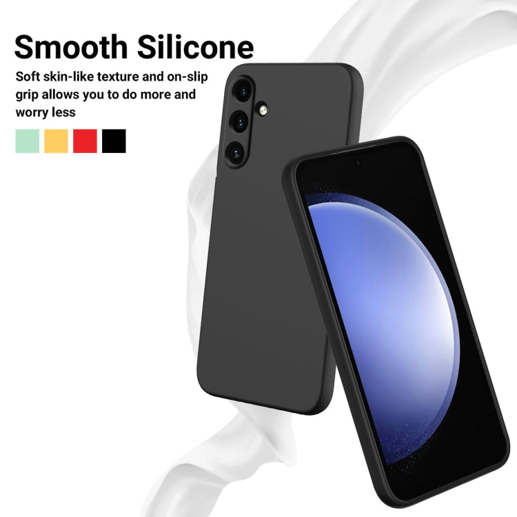 For Samsung Galaxy F55 / C55 5G Solid Color Liquid Silicone Dropproof Full Coverage Phone Case
