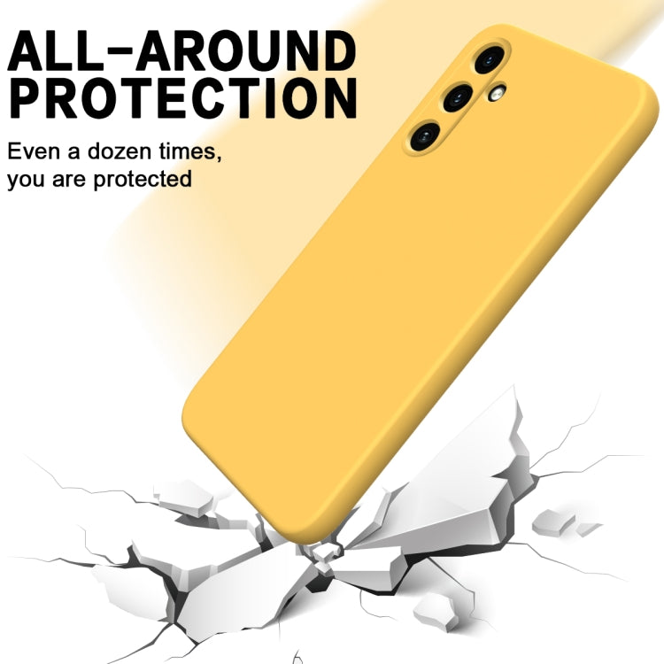 For Samsung Galaxy F55 / C55 5G Solid Color Liquid Silicone Dropproof Full Coverage Phone Case