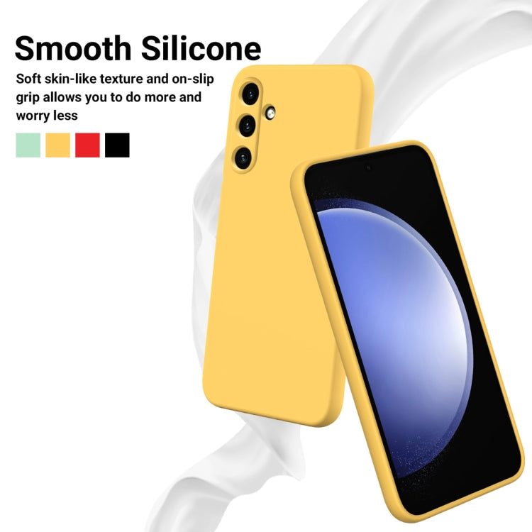 For Samsung Galaxy F55 / C55 5G Solid Color Liquid Silicone Dropproof Full Coverage Phone Case