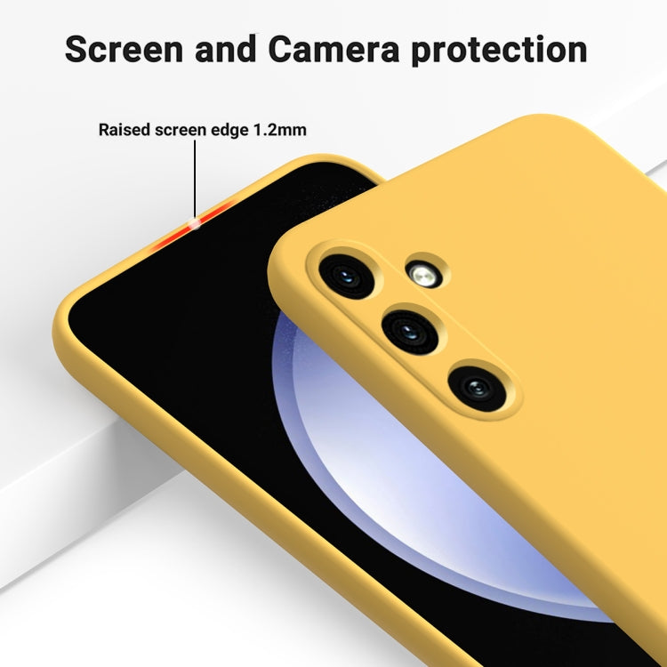 For Samsung Galaxy F55 / C55 5G Solid Color Liquid Silicone Dropproof Full Coverage Phone Case