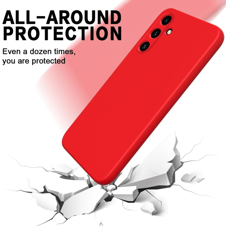 For Samsung Galaxy F55 / C55 5G Solid Color Liquid Silicone Dropproof Full Coverage Phone Case