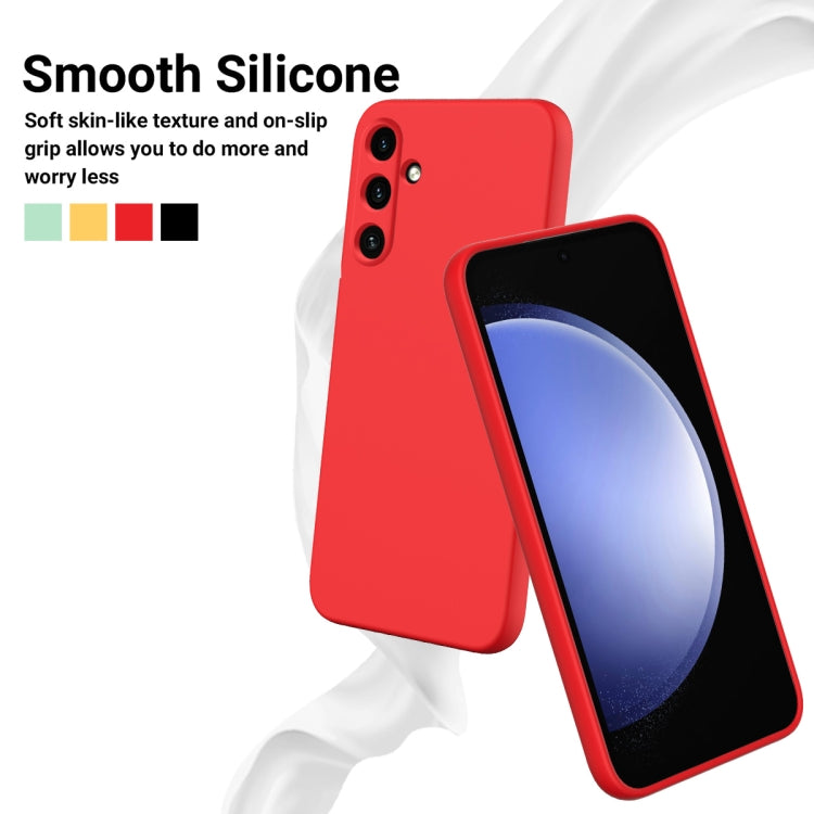 For Samsung Galaxy F55 / C55 5G Solid Color Liquid Silicone Dropproof Full Coverage Phone Case