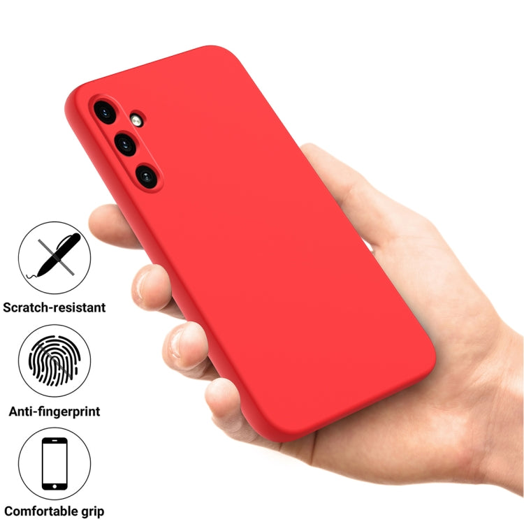 For Samsung Galaxy F55 / C55 5G Solid Color Liquid Silicone Dropproof Full Coverage Phone Case