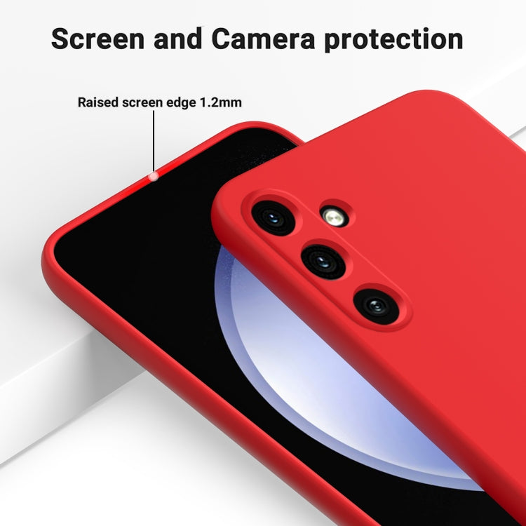 For Samsung Galaxy F55 / C55 5G Solid Color Liquid Silicone Dropproof Full Coverage Phone Case