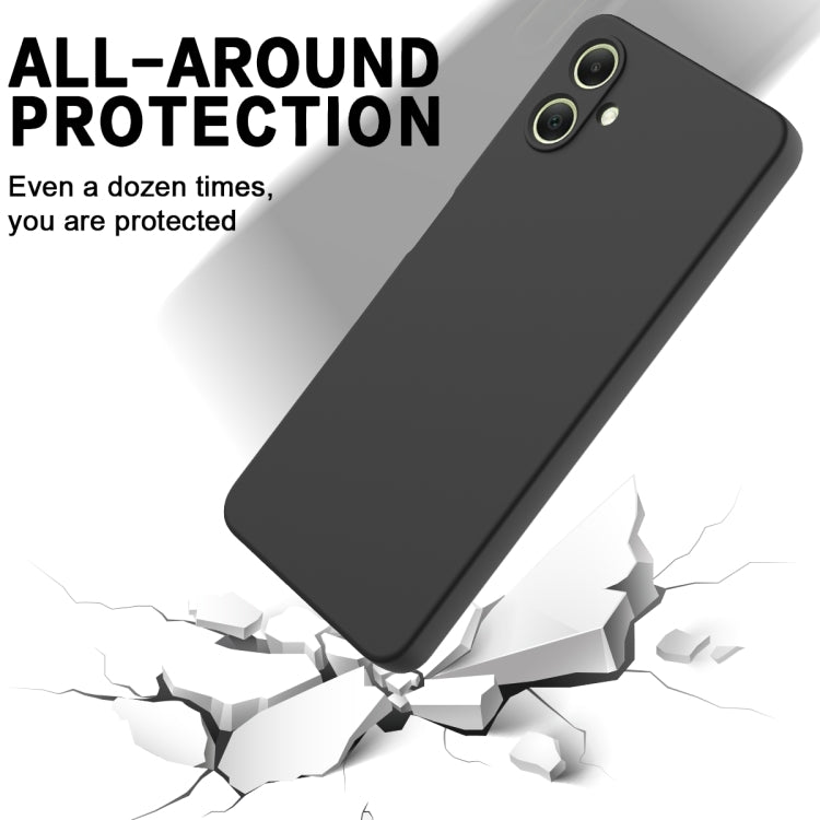 For Samsung Galaxy A06 4G Solid Color Liquid Silicone Dropproof Full Coverage Phone Case