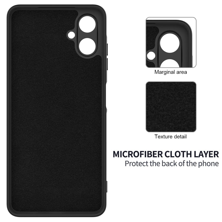 For Samsung Galaxy A06 4G Solid Color Liquid Silicone Dropproof Full Coverage Phone Case