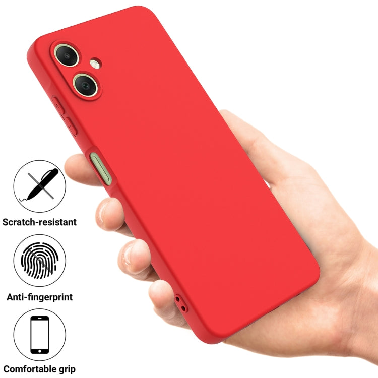 For Samsung Galaxy A06 4G Solid Color Liquid Silicone Dropproof Full Coverage Phone Case