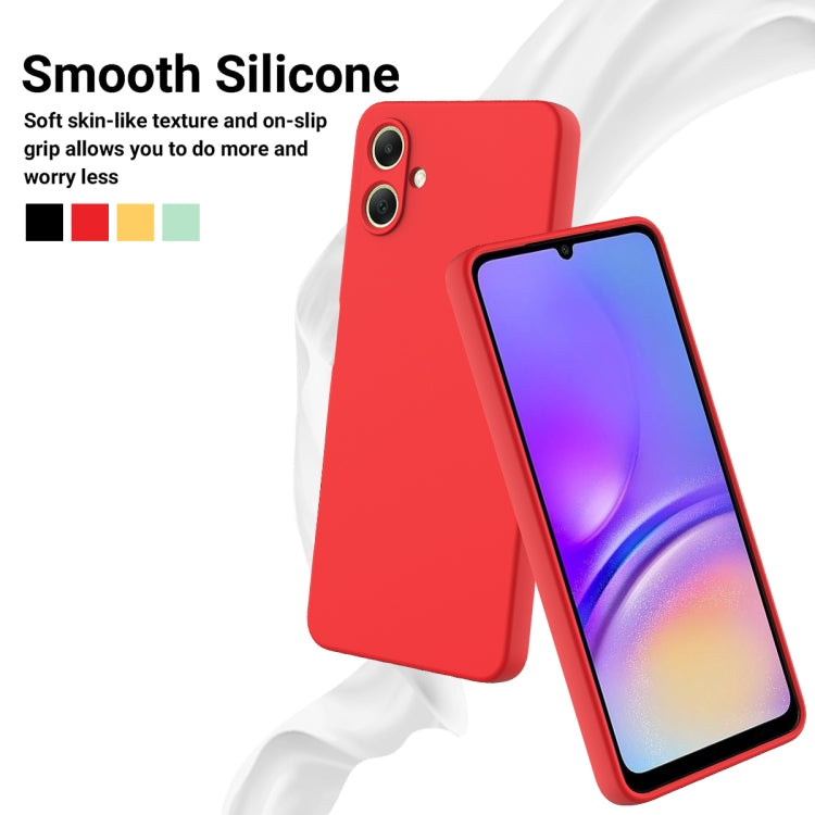 For Samsung Galaxy A06 4G Solid Color Liquid Silicone Dropproof Full Coverage Phone Case
