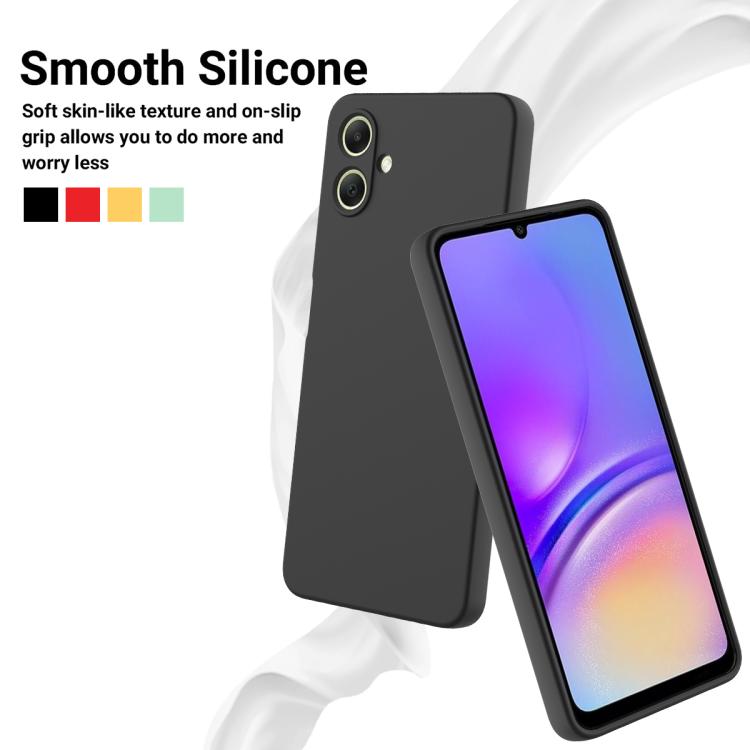 For Samsung Galaxy A07 / M17e / F07e Solid Color Liquid Silicone Dropproof Full Coverage Phone Case