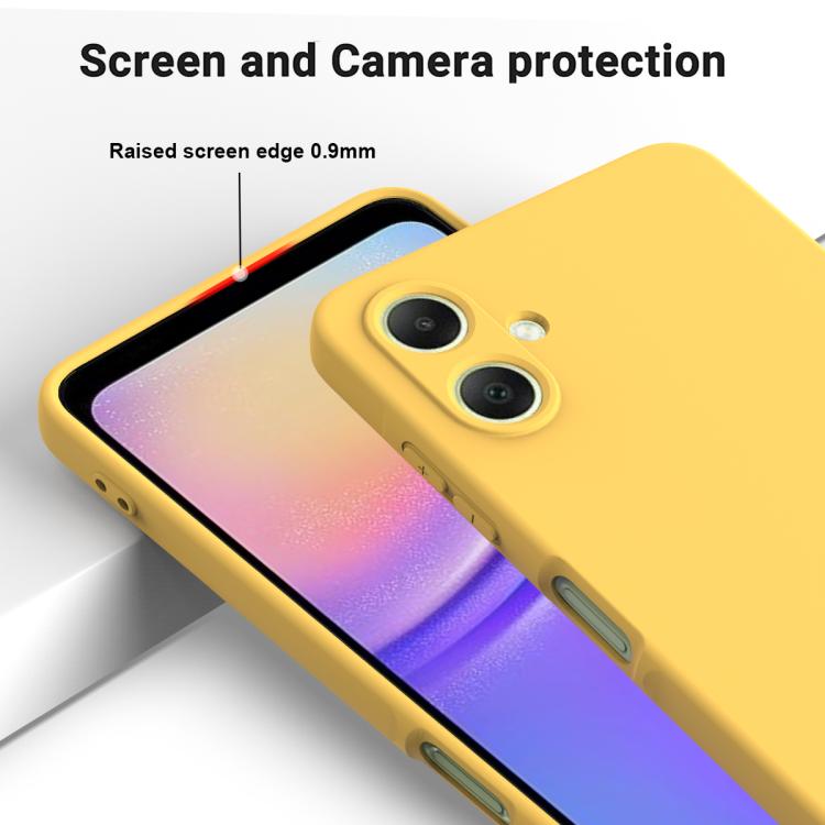 For Samsung Galaxy A07 / M17e / F07e Solid Color Liquid Silicone Dropproof Full Coverage Phone Case