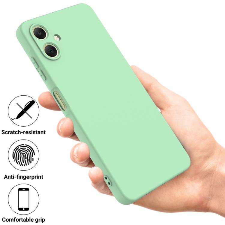 For Samsung Galaxy A07 / M17e / F07e Solid Color Liquid Silicone Dropproof Full Coverage Phone Case