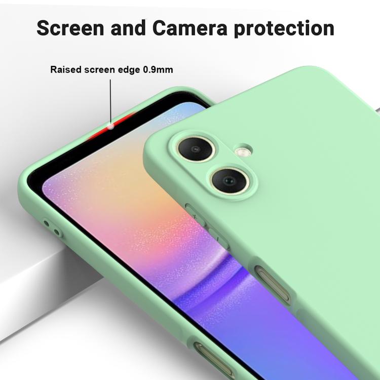 For Samsung Galaxy A07 / M17e / F07e Solid Color Liquid Silicone Dropproof Full Coverage Phone Case