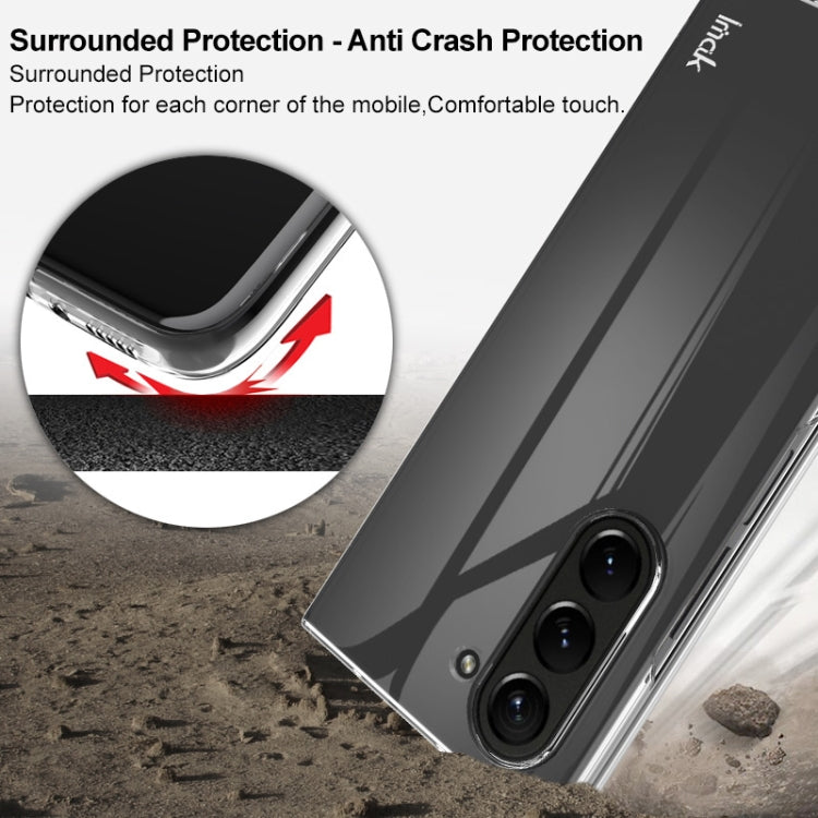 For Samsung Galaxy Z Fold5 5G imak Wing II Wear-resisting Crystal Phone Protective Case