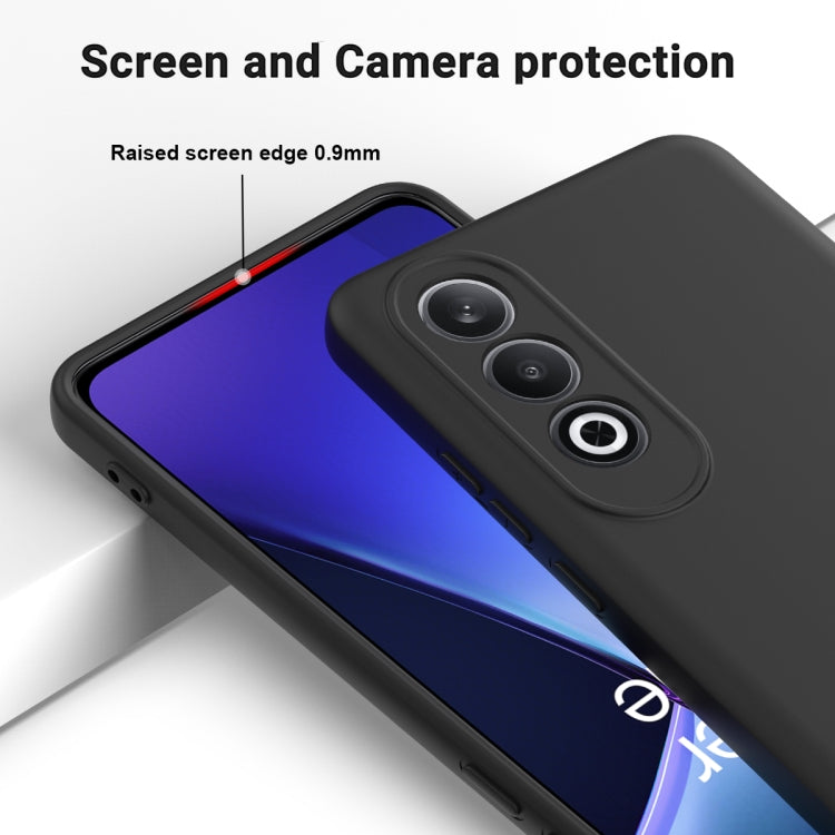 For OnePlus Nord CE4 Solid Color Liquid Silicone Dropproof Full Coverage Phone Case