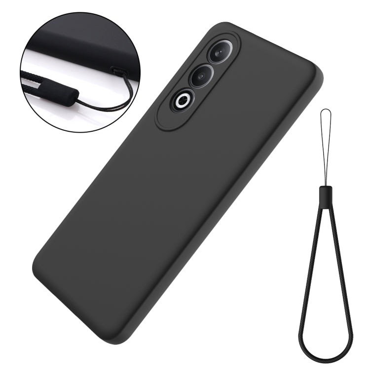 For OnePlus Nord CE4 Solid Color Liquid Silicone Dropproof Full Coverage Phone Case