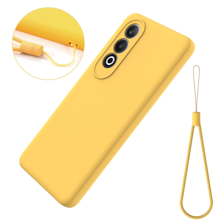 For OnePlus Nord CE4 Solid Color Liquid Silicone Dropproof Full Coverage Phone Case