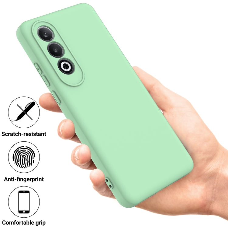 For OnePlus Nord CE4 Solid Color Liquid Silicone Dropproof Full Coverage Phone Case