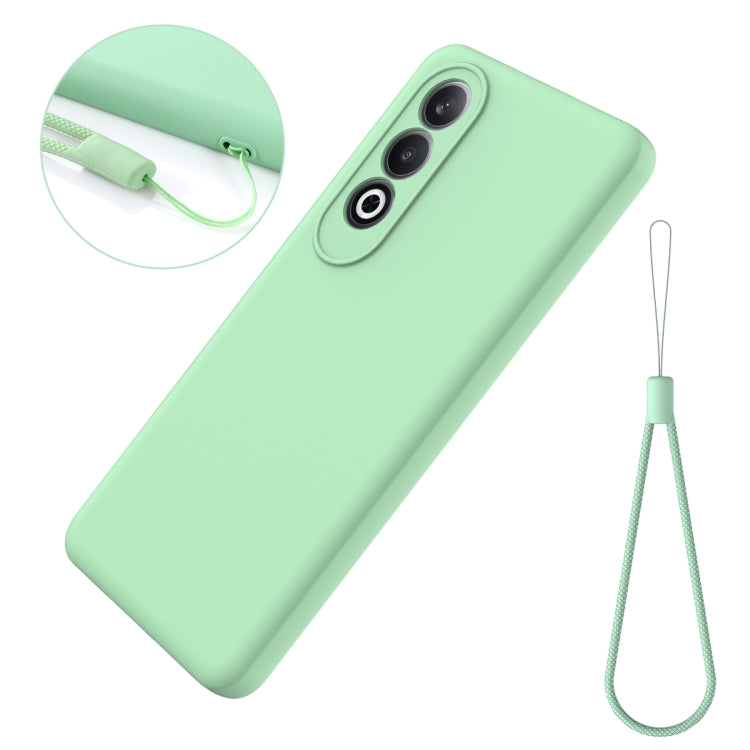 For OnePlus Nord CE4 Solid Color Liquid Silicone Dropproof Full Coverage Phone Case